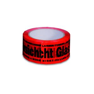 Signal-klebebänder, verschiedene Hinweise für sicheren Transport (Vorsicht Glas!)