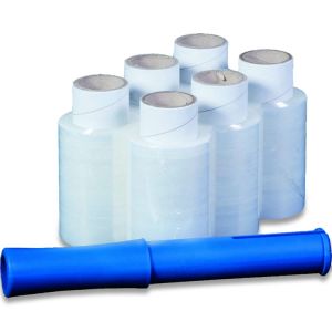 Stretchfolien-Set (Bündelfolie) (6 Rollen 100 mm x 150 m)