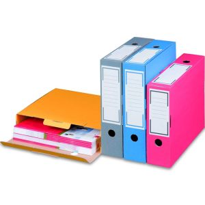 SBP-ARCHIV-ABLAGEBOX, 315x96x260mm, wiederverschließbar, blau, VE 20 Stück